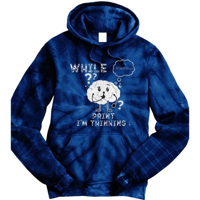 IM Thinking Programmers Funny Geek Coder Outfit Tie Dye Hoodie