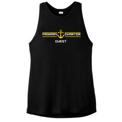 IM The Primary Guest On The Yacht Ladies PosiCharge Tri-Blend Wicking Tank