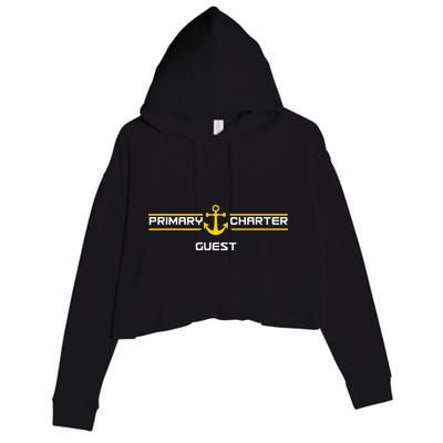 IM The Primary Guest On The Yacht Crop Fleece Hoodie