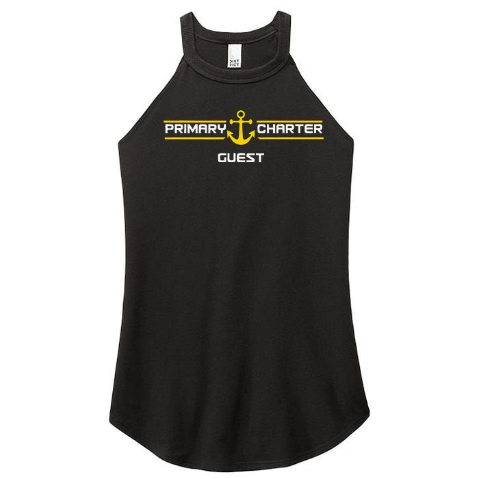 IM The Primary Guest On The Yacht Women's Perfect Tri Rocker Tank