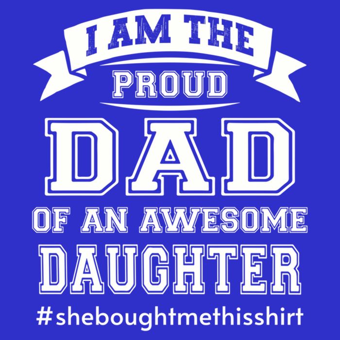 IM The Proud Dad Of An Awesome Daughter Fathers Day Gift 16 in Basic Backpack
