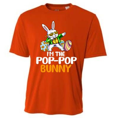 I'm The Pop Pop Bunny Happy Easter Day Cute Gift Cooling Performance Crew T-Shirt