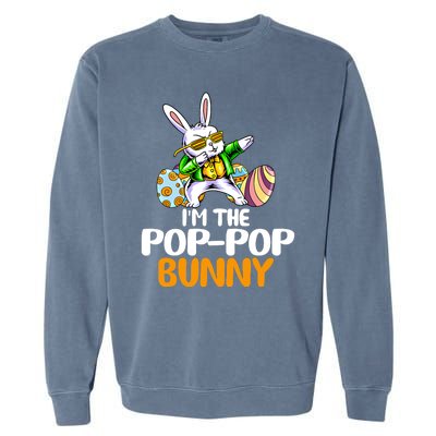 I'm The Pop Pop Bunny Happy Easter Day Cute Gift Garment-Dyed Sweatshirt