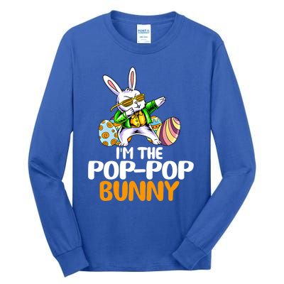 I'm The Pop Pop Bunny Happy Easter Day Cute Gift Tall Long Sleeve T-Shirt