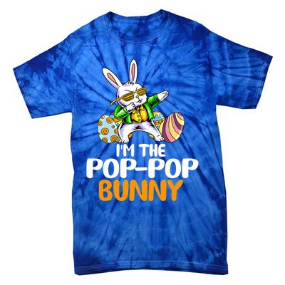 I'm The Pop Pop Bunny Happy Easter Day Cute Gift Tie-Dye T-Shirt