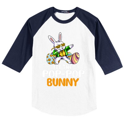 I'm The Pop Pop Bunny Happy Easter Day Cute Gift Baseball Sleeve Shirt