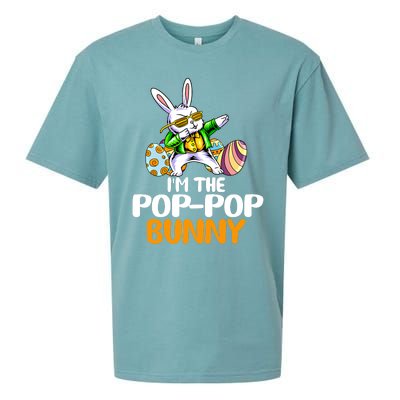 I'm The Pop Pop Bunny Happy Easter Day Cute Gift Sueded Cloud Jersey T-Shirt