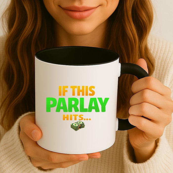 If This Parlay Hits Funny Betting Fans Gambler Mug