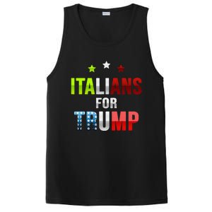 Italians Trump Pro Trump Italiano Supporter Trump Mug Shot PosiCharge Competitor Tank