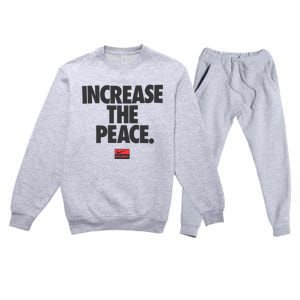 Increase The Peace Premium Crewneck Sweatsuit Set