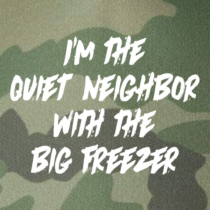 Im The Quiet Neighbor With The Big Freezer Funny Halloween Legacy Tie Dye Trucker Hat