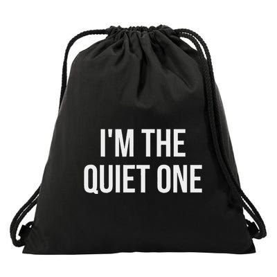 IM The Quiet One Drawstring Bag