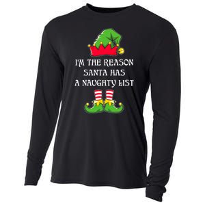 IM The Reason Santa Has A Naughty List Christmas Elf Lovers Cooling Performance Long Sleeve Crew