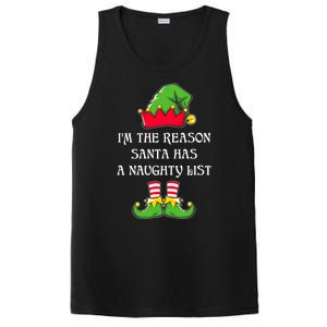 IM The Reason Santa Has A Naughty List Christmas Elf Lovers PosiCharge Competitor Tank