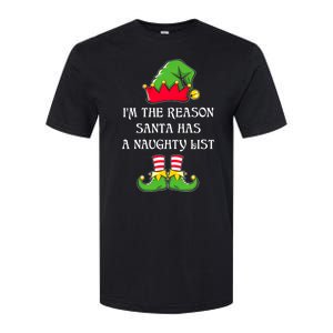 IM The Reason Santa Has A Naughty List Christmas Elf Lovers Softstyle CVC T-Shirt