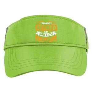 I Thought Retired But Now I Just Work For My Wife Retiret Gift Adult Drive Performance Visor