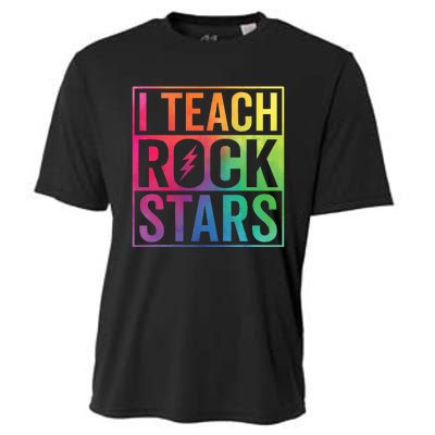 I Teach Rockstars Funny Music Teacher Back To School Cooling Performance Crew T-Shirt