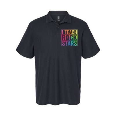 I Teach Rockstars Funny Music Teacher Back To School Softstyle Adult Sport Polo