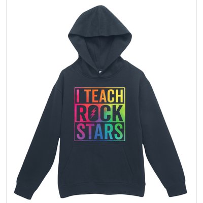 I Teach Rockstars Funny Music Teacher Back To School Urban Pullover Hoodie