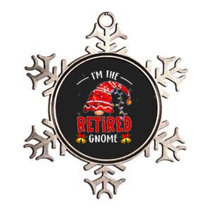 IM The Retired Gnome Christmas Retirement Metallic Star Ornament