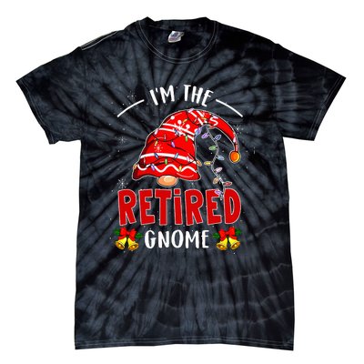 IM The Retired Gnome Christmas Retirement Tie-Dye T-Shirt