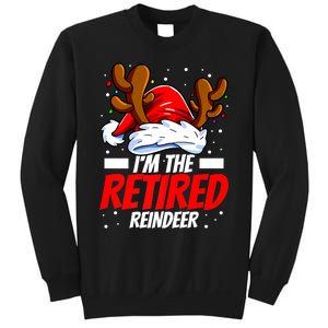 I'm The Retired Reindeer Family Matching Christmas Sweatshirt