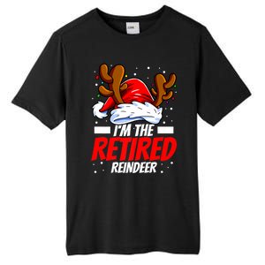 I'm The Retired Reindeer Family Matching Christmas Tall Fusion ChromaSoft Performance T-Shirt