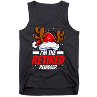 I'm The Retired Reindeer Family Matching Christmas Tank Top