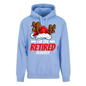 I'm The Retired Reindeer Family Matching Christmas Unisex Surf Hoodie