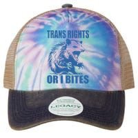 Inclusive Tran Rights Or I Bites Legacy Tie Dye Trucker Hat