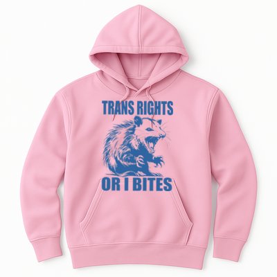 Inclusive Tran Rights Or I Bites Hoodie