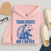 Inclusive Tran Rights Or I Bites Hoodie