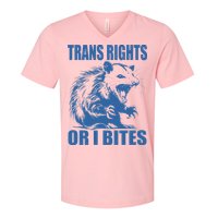 Inclusive Tran Rights Or I Bites V-Neck T-Shirt