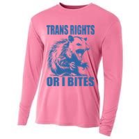 Inclusive Tran Rights Or I Bites Cooling Performance Long Sleeve Crew