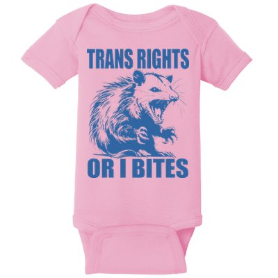 Inclusive Tran Rights Or I Bites Baby Bodysuit
