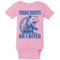 Inclusive Tran Rights Or I Bites Baby Bodysuit