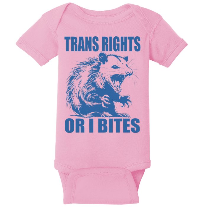 Inclusive Tran Rights Or I Bites Baby Bodysuit