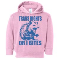 Inclusive Tran Rights Or I Bites Toddler Hoodie