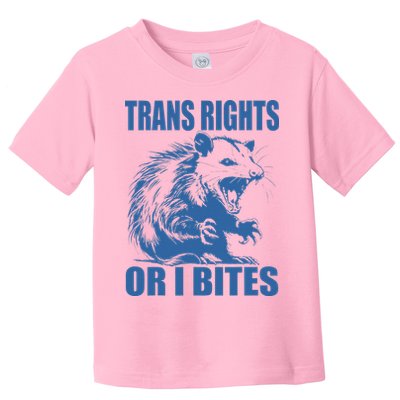Inclusive Tran Rights Or I Bites Toddler T-Shirt