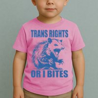 Inclusive Tran Rights Or I Bites Toddler T-Shirt