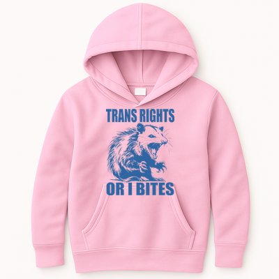 Inclusive Tran Rights Or I Bites Kids Hoodie