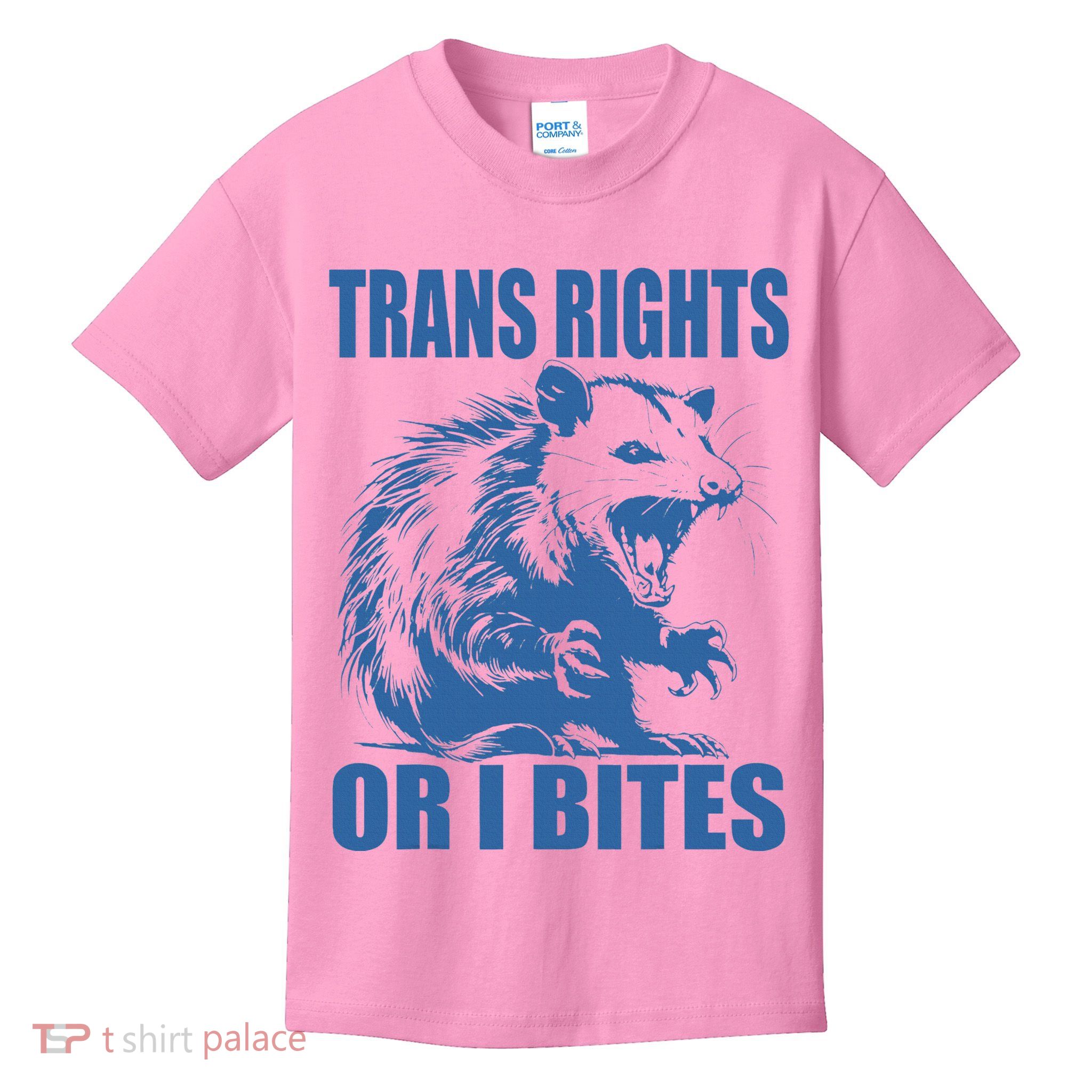 Inclusive Tran Rights Or I Bites Kids T-Shirt