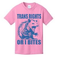 Inclusive Tran Rights Or I Bites Kids T-Shirt