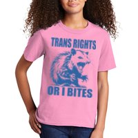 Inclusive Tran Rights Or I Bites Kids T-Shirt