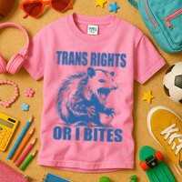 Inclusive Tran Rights Or I Bites Kids T-Shirt