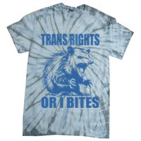 Inclusive Tran Rights Or I Bites Tie-Dye T-Shirt