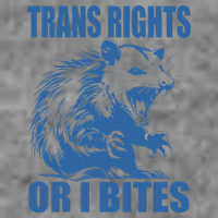 Inclusive Tran Rights Or I Bites 7-Panel Snapback Hat