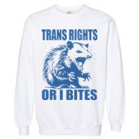 Inclusive Tran Rights Or I Bites Garment-Dyed Sweatshirt