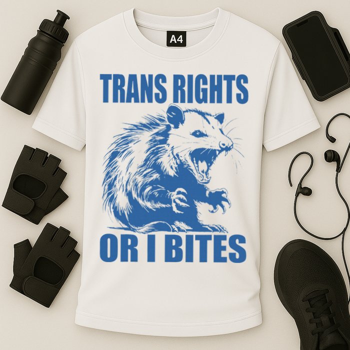 Inclusive Tran Rights Or I Bites Performance Shirt