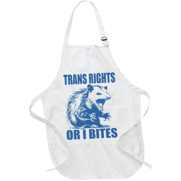 Inclusive Tran Rights Or I Bites Apron